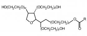 Polysorbates schematic formula